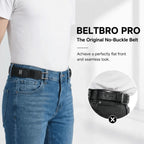 BeltBro Pro – Ultra Comfort Buckle-Free Elastic Belt (2-Pack)