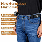 BeltBro Pro – Ultra Comfort Buckle-Free Elastic Belt (2-Pack)